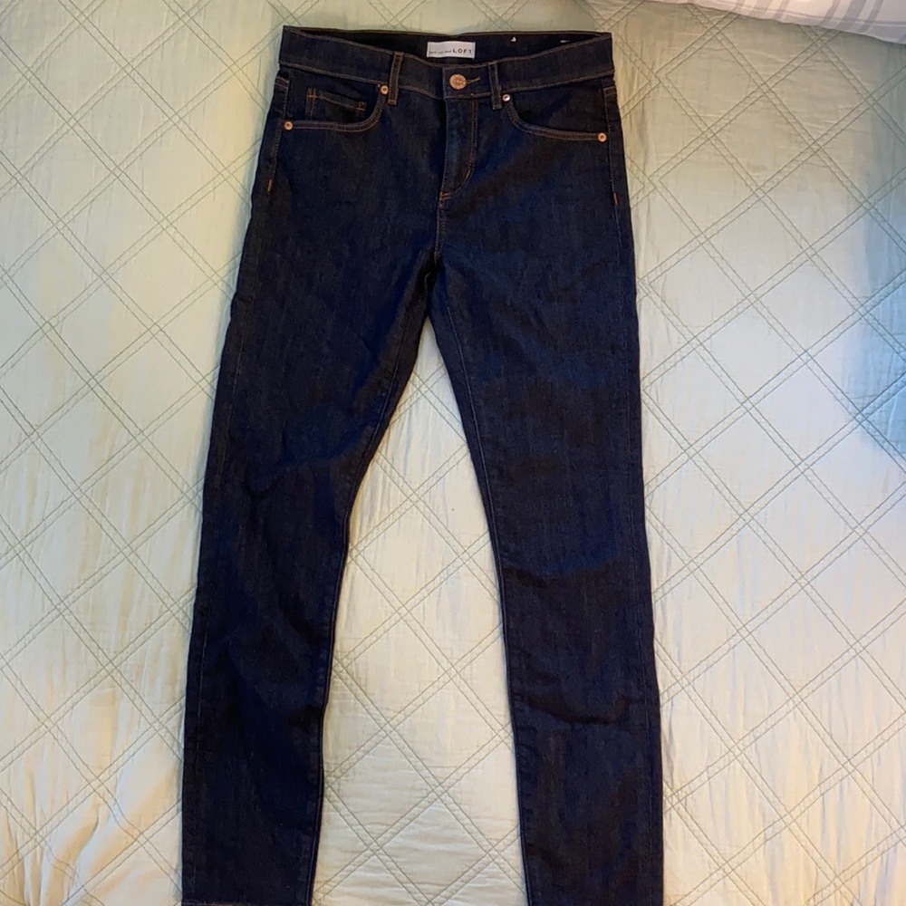 Loft/ womens straight leg jean/ like new